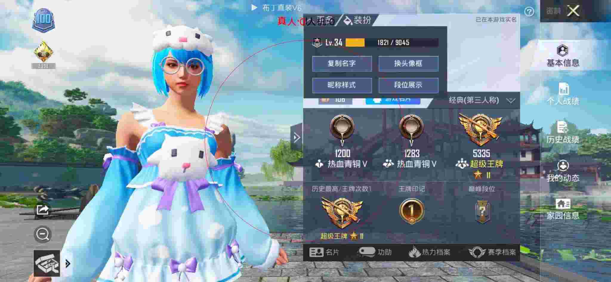 和平精英布丁直装透视 - 和平精英科技小班的穿搭辅助预览图